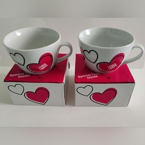 2 T-Mobile Tuesdays Mug Hearts Valentine’s Love Coffee Tea Cup with Handle